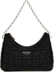 Guess Torebka w kolorze czarnym - 29 x 15 x 5 cm rozmiar: onesize. Czarne torby na ramię Guess, z aplikacjami, z materiału, na ramię, pikowane, bez dodatków. Za 413.86 zł.