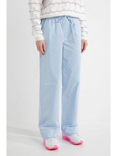 Josephine & Co Spodnie "Dominique" w kolorze błękitnym rozmiar: 44. Niebieskie spodnie materiałowe Josephine & Co, bez wzorów, z materiału. Za 239.95 zł.