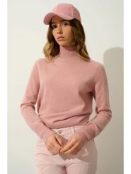 AUTHENTIC CASHMERE Kaszmirowy sweter "Eileen" w kolorze jasnoróżowym rozmiar: M. Różowe swetry AUTHENTIC CASHMERE, na lato, m, bez wzorów, z kaszmiru, bez ramiączek. Za 378.54 zł.
