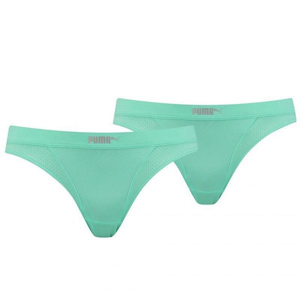 Figi Damskie 907632 Micro Mesh (zestaw 2 Sztuk). Brązowe figi Puma, xs, bez wzorów, z elastanu. Za 29.99 zł.