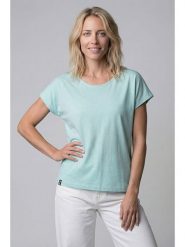 Alife and kickin Koszulka "Sofia" w kolorze turkusowym rozmiar: XS. Niebieskie bluzki Alife and Kickin, xs, bez wzorów, z bawełny, bez kołnierzyka, bez ramiączek. Za 43.99 zł.