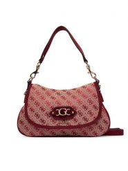 Guess Torebka Samantha HWJG23 13190 Brązowy. Brązowe torebki klasyczne Guess, z aplikacjami, z materiału, bez dodatków. Za 584.99 zł.
