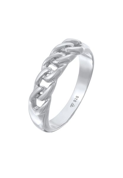 Elli Damski z węzłem design łańcuszka w srebrze próby 925 Sterling Silver Pierścionki 1 ct. Szare pierścionki Elli, srebrne. Za 193.99 zł.