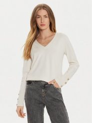 Morgan Sweter 242-MGOLD Écru Regular Fit. Swetry Morgan, xl, bez wzorów, z wiskozy, bez ramiączek. Za 139.99 zł.