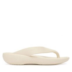 Japonki Crocs. Szare klapki Crocs, bez wzorów, bez obcasa. Za 179.99 zł.