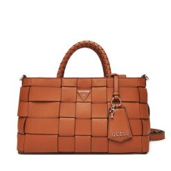 Torebka Guess. Brązowe torebki klasyczne Guess, z aplikacjami, bez dodatków. Za 679.99 zł.