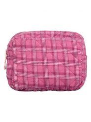 Becksöndergaard Kosmetyczka "Flannel Malin" w kolorze różowym - 28 x 20 cm rozmiar: onesize. Różowe kufry i kosmetyczki Becksöndergaard, bez wzorów, z bawełny, bez dodatków. Za 109.52 zł.