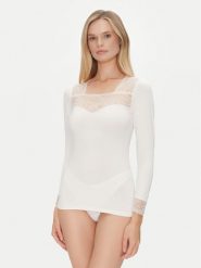 YSABEL MORA Koszulka piżamowa 19049 Écru Slim Fit. Koszule nocne YSABEL MORA, s, bez wzorów, z syntetyku, bez ramiączek. Za 99.99 zł.
