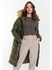 Northwood Płaszcz zimowy "Hannah" w kolorze khaki rozmiar: S. Brązowe płaszcze Northwood, na zimę, s, bez wzorów, z puchu, bez kaptura. Za 261.05 zł.