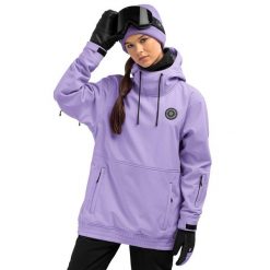 Kurtka snowboardowa damska W1-W Snowy. Niebieskie kurtki narciarskie SIROKO, l, bez wzorów, z materiału, z kapturem, narciarskie. Za 297.00 zł.