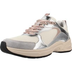 Buty GEOX D ZARVIA Srebrny. Szare trekkingi Geox, z syntetyku, na fitness i siłownię. Za 330.99 zł.
