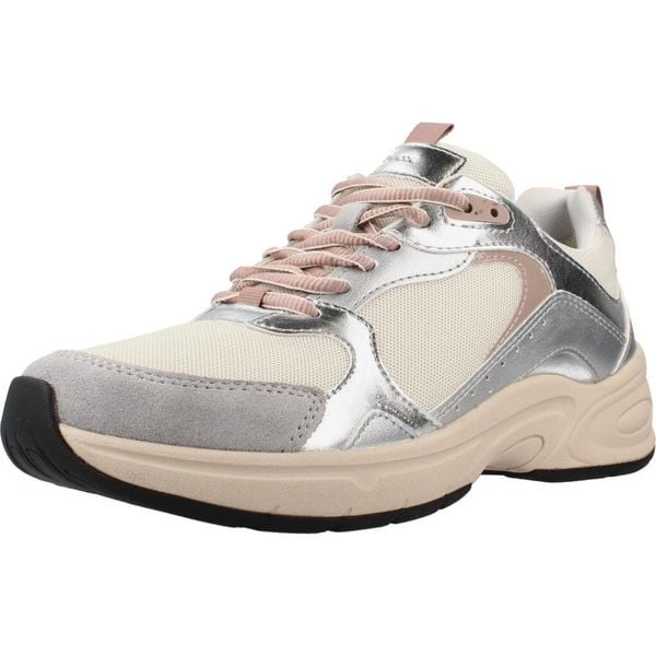 Buty GEOX D ZARVIA Srebrny. Szare trekkingi Geox, z syntetyku, na fitness i siłownię. Za 328.99 zł.