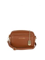 Anna Morellini Skórzana torebka "Tabita" w kolorze karmelowym - 22 x 15 x 10 cm rozmiar: onesize. Brązowe torby na ramię Anna Morellini, bez wzorów, z materiału, na ramię, bez dodatków. Za 217.99 zł.