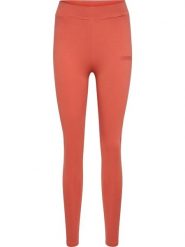 Legginsy damskie Hummel - wysoki stan, długie, jasnobrązowe. Czerwone legginsy Hummel, s, bez wzorów, z bawełny, z podwyższonym stanem, długie. Za 85.65 zł.