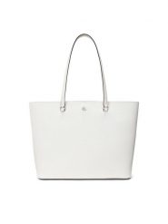 LAUREN RALPH LAUREN Torebka 431911655031 Biały. Białe shopper Lauren Ralph Lauren, bez wzorów, ze skóry, bez dodatków. Za 729.99 zł.