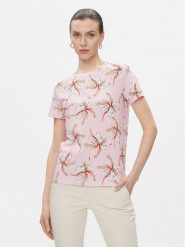 Marella T-Shirt Corone 2413971021200 Różowy Regular Fit. Czerwone t-shirty Marella, m, bez wzorów, z bawełny, bez kołnierzyka, bez ramiączek. Za 219.99 zł.