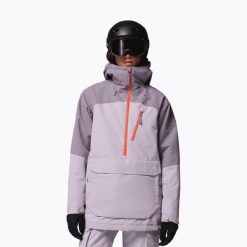 Kurtka snowboardowa damska Columbia Coreshot Anorak. Fioletowe kurtki narciarskie Columbia, bez wzorów, bez kaptura, narciarskie. Za 779.99 zł.