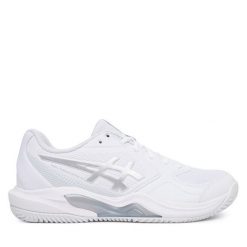 Buty do tenisa Asics. Białe obuwie sportowe Asics, bez zapięcia, tenisowe. Za 309.99 zł.