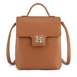 Plecak Nine West. Brązowe plecaki Nine West, bez wzorów. Za 229.99 zł.
