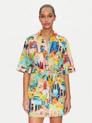 Seafolly Sukienka letnia Cuba 55442-DR Kolorowy Relaxed Fit. Sukienki Seafolly, na lato, xl, bez wzorów, z wiskozy, bez kołnierzyka, bez ramiączek. Za 409.99 zł.