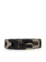 Furla Pasek Damski WK00297 BX3175 TON00 Czarny. Czarne paski Furla, bez wzorów, ze skóry. Za 359.99 zł.