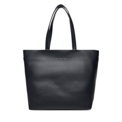 Torebka Tommy Hilfiger. Niebieskie shopper TOMMY HILFIGER, bez wzorów, bez dodatków. Za 649.99 zł.