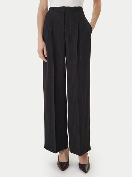 BOSS Spodnie materiałowe Tiana4 50554101 Czarny Relaxed Fit. Czarne spodnie materiałowe Boss, bez wzorów, z materiału. Za 712.99 zł.