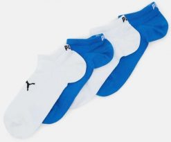 Skarpety Puma Sport Light Sneaker 4-pak Ecom Niebiesko-biały Niebieski 39-42. Niebieskie skarpety Puma, bez wzorów, z bawełny. Za 59.54 zł.