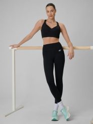 4F Legginsy treningowe szybkoschnące damskie - czarne XS. Czarne legginsy 4f, s, bez wzorów, z podwyższonym stanem. Za 179.99 zł.