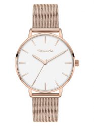 Tamaris Zegarek kwarcowy w kolorze różowozłotym rozmiar: onesize. Czerwone, analogowe zegarki Tamaris, metalowe. Za 135.17 zł.