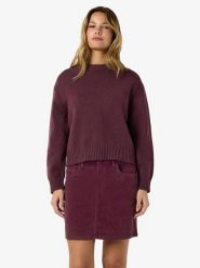 Noisy may Sweter "Dara" w kolorze bordowym rozmiar: XL. Czerwone swetry Noisy may, xl, bez wzorów, z bawełny, bez ramiączek. Za 129.95 zł.