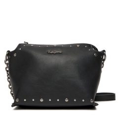 Torebka Pepe Jeans. Czarne torebki klasyczne Pepe Jeans, bez wzorów, z jeansu, bez dodatków. Za 259.99 zł.