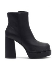 Jenny Fairy Botki LIBI WYL2510-1 Czarny. Czarne botki Jenny Fairy, bez wzorów, z syntetyku, bez obcasa, na słupku, bez zapięcia. Za 219.99 zł.