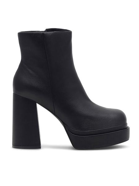 Jenny Fairy Botki LIBI WYL2510-1 Czarny. Czarne botki Jenny Fairy, bez wzorów, z syntetyku, bez obcasa, na słupku, bez zapięcia. Za 219.99 zł.