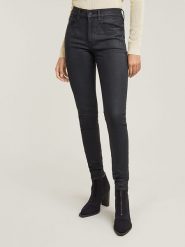 G-Star Dżinsy "Lhana" - Skinny fit - w kolorze czarnym rozmiar: W29/L32. Czarne jeansy G-Star, l, z aplikacjami. Za 176.08 zł.