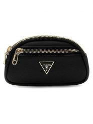 Guess Kosmetyczka w kolorze czarnym - 15,5 x 8,5 x 4 cm rozmiar: onesize. Czarne kufry i kosmetyczki Guess, z aplikacjami, z materiału, bez dodatków. Za 186.19 zł.