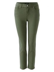 Oui Jegginsy w kolorze khaki rozmiar: 34. Brązowe jeansy Oui, bez wzorów. Za 101.23 zł.