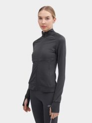 4F Kurtka sportowa w kolorze antracytowym rozmiar: M. Czarne kurtki sportowe 4f, m, bez wzorów, bez kaptura, outdoorowe. Za 226.24 zł.