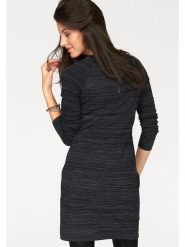 Aniston Sukienka w kolorze antracytowo-czarnym rozmiar: 46. Czarne sukienki Aniston, bez wzorów, bez kołnierzyka, bez ramiączek, mini. Za 61.17 zł.