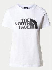 The North Face T-Shirt Easy NF0A87N6 Biały Regular Fit. Białe t-shirty The North Face, m, bez wzorów, z bawełny, bez kołnierzyka, bez ramiączek. Za 89.99 zł.