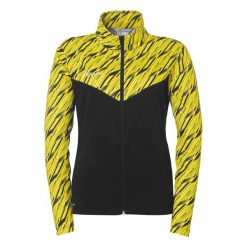 Damska bluza dresowa Uhlsport Progressive 28 Poly. Czarne bluzy Uhlsport, bez wzorów, z dresówki, bez kaptura. Za 168.50 zł.