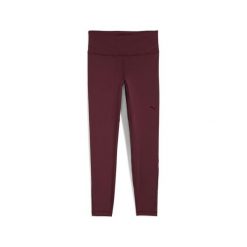 Damskie legginsy treningowe PUMA SHAPE z wysokim stanem PUMA Ruby Shimmer Red. Czerwone legginsy sportowe Puma, bez wzorów, z podwyższonym stanem. Za 239.00 zł.