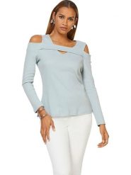 WITT WEIDEN Koszulka w kolorze błękitnym rozmiar: 46. Niebieskie bluzki WITT WEIDEN, bez wzorów, bez kołnierzyka, bez ramiączek. Za 39.99 zł.