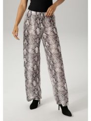 Aniston Spodnie w kolorze szarym rozmiar: 46. Szare spodnie materiałowe Aniston, bez wzorów, z materiału, z podwyższonym stanem. Za 43.99 zł.