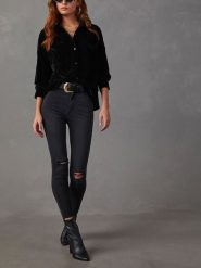 LA Angels Koszula w kolorze czarnym rozmiar: L. Czarne koszule LA Angels, l, bez wzorów, bez kołnierzyka, bez ramiączek. Za 130.99 zł.