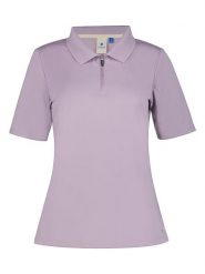 LUHTA Funkcyjna koszulka polo "Aerola" w kolorze fioletowym rozmiar: XL. Różowe koszulki polo Luhta, xl, bez wzorów, bez kołnierzyka, bez ramiączek. Za 97.45 zł.