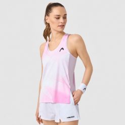 Top Head Spirit. Fioletowe topy Head, bez wzorów, bez kołnierzyka, bez ramiączek. W wyprzedaży za 207.00 zł.