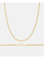 Revoni Złoty naszyjnik - dł. 45 cm rozmiar: onesize. Żółte naszyjniki Revoni, złote. Za 2,914.99 zł.