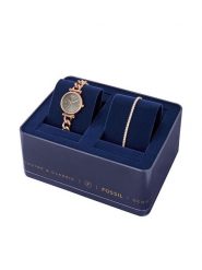 Fossil Zegarek ES5378SET Różowy. Czerwone, analogowe zegarki Fossil. Za 789.99 zł.