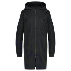 Long Bomber Rain Jacket Women. Czarne kurtki sportowe AGU, bez wzorów, bez kaptura, rowerowe. Za 625.70 zł.
